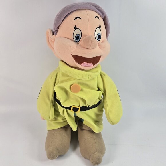 Disney Other - Disney Dopey Plush Toy Firm Doll 13" from Snow White and Seven Dwarves